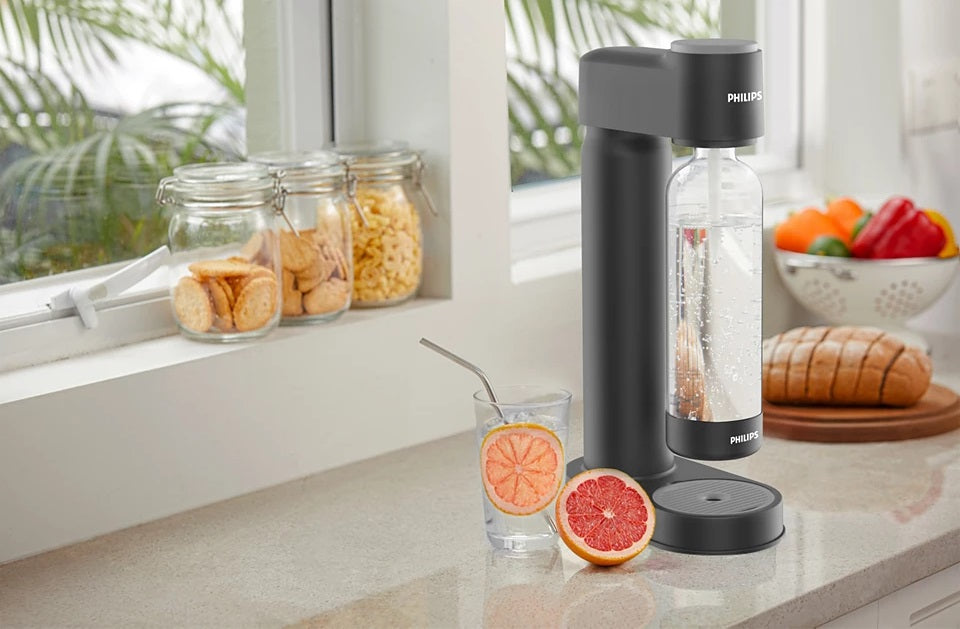 Máquina De Soda Philips Add4901 + Botella 1 Lt + Co2