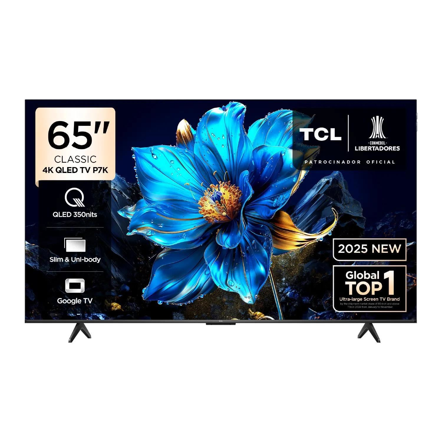 Televisor inteligente Tcl Qled 65 65p7k 4K UHD Google TV