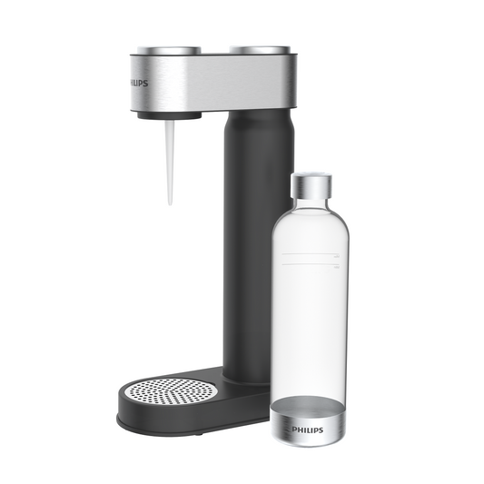 Máquina De Soda Philips Add4902bk + Botella 1 Lt + Co2