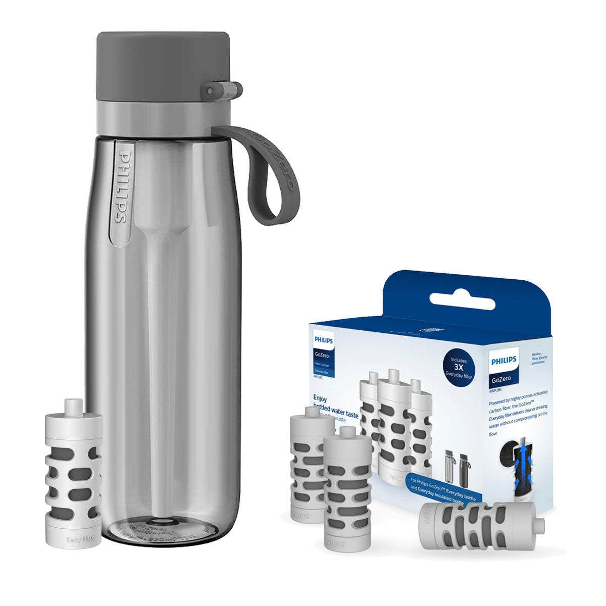 Combo Botella Philips Awp2731grr + Pack De Repuestos Awp285