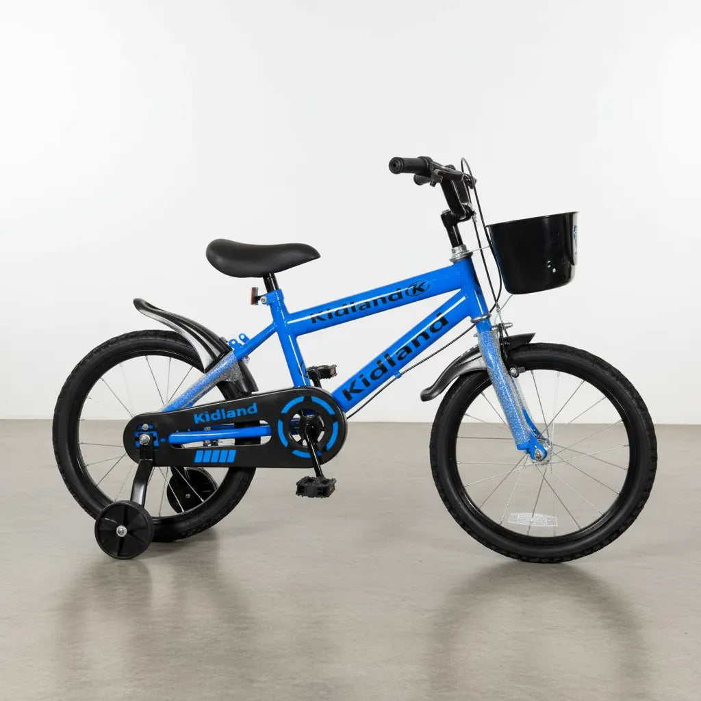 Bicicleta Infantil Kidland Paseo Rodado 16 con Rueditas y Canasto