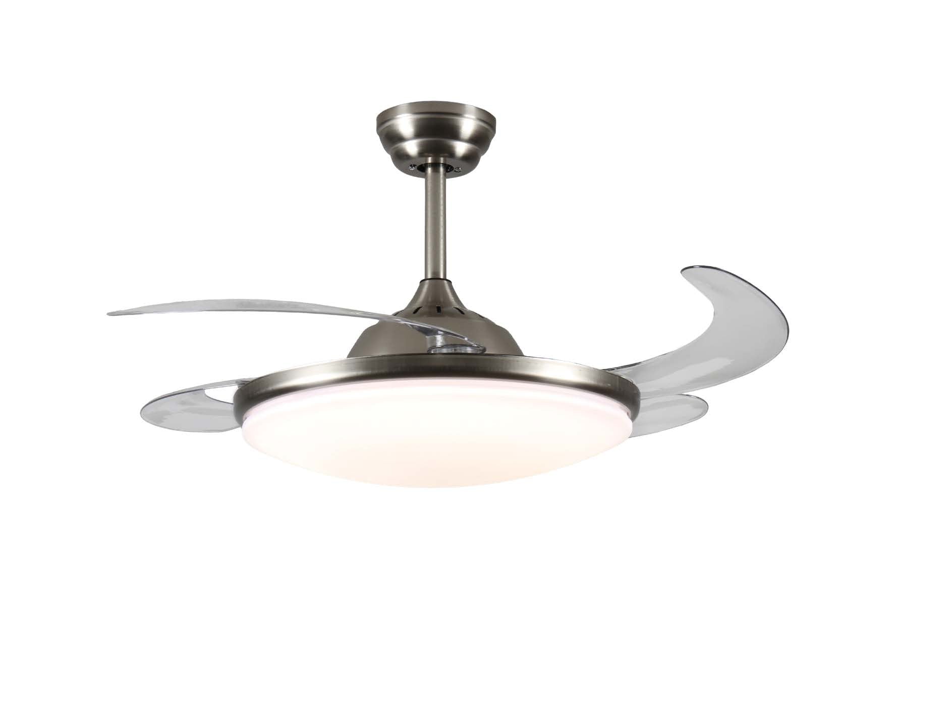 Ventilador Retráctil Con Luz Indurama Instalación Gratis en Montevideo