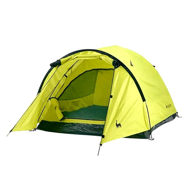 Carpa Hawapi Wasi 2 Personas con Sobre Techo — Verde Flúor