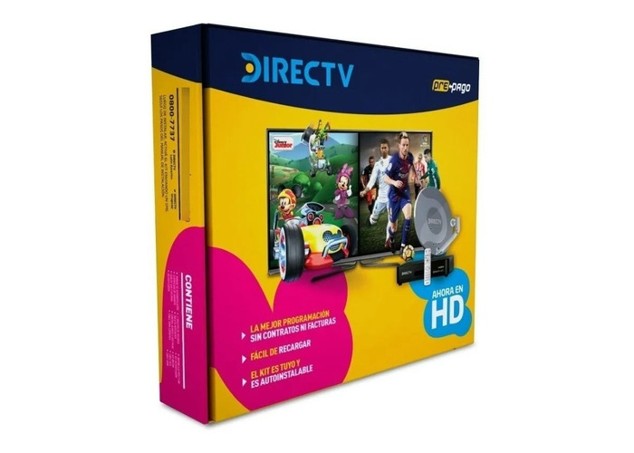 Kit Directv Prepago Hd Antena+ Deco Hd+ Control -  Gemarket 