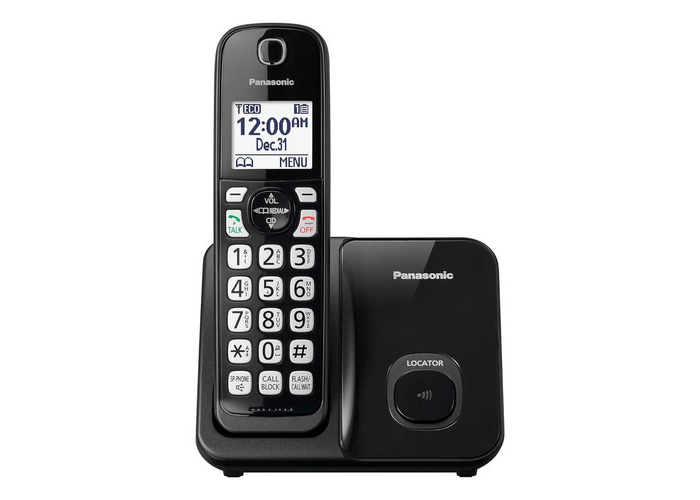 Teléfono Panasonic  Kx-tgc210n Inalámbrico Color Negro
