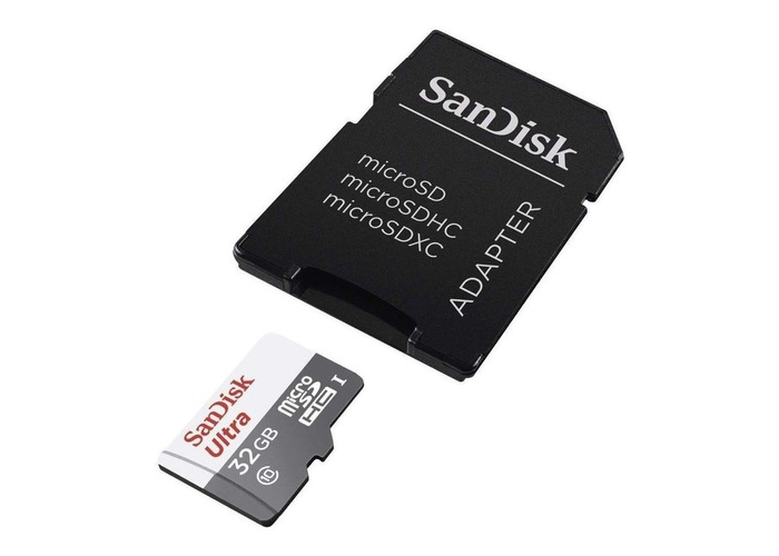 Tarjeta De Memoria Sandisk Sdsqunb-032g-gn3ma  Ultra Con Adaptador Sd 32gb